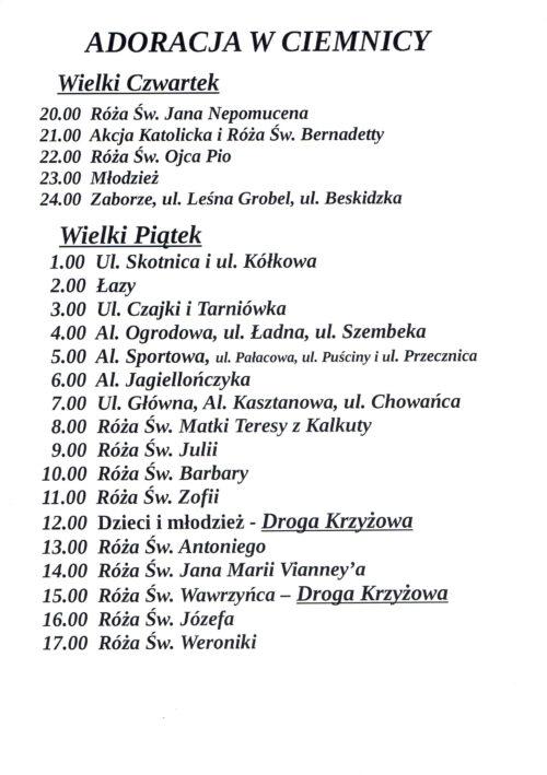 Czuwanie przy Ciemnicy