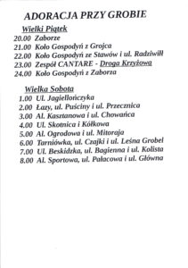 Read more about the article Czuwanie przy Grobie